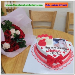 Combo Bánh Kem & Hoa Tươi - MM134